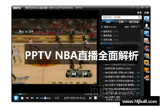 PPTV NBA直播全面解析